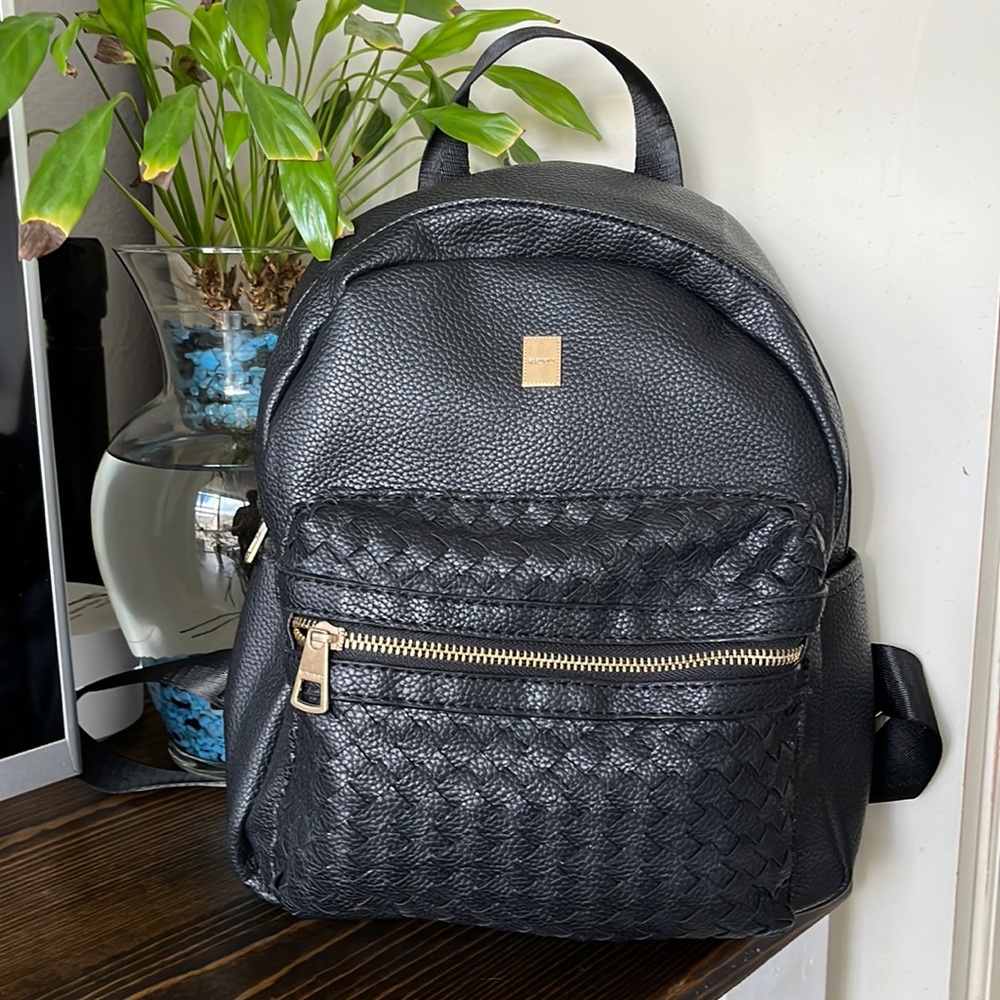 NWOT faux leather backpack